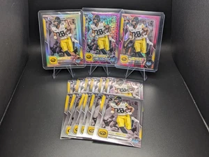 Lote de (15) 2025 Bowman U Cromo Kamari Moulton 1ª Base Refractor Diamante/225 - Imagen 1 de 1