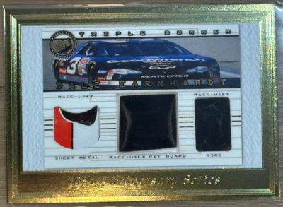 "RARE" 2003-04 Press Pass 10th Anniversary Dale Earnhardt #TA82 GOLD SN 118/250 - Image 1 of 2