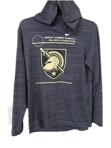 Army Black Knights lightweight hoodie Womens XL Black Nike Team Center - Picture 1 of 4