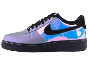 Size 10 - Nike Air Force 1 Comfort Premium Low Hologram/Iridescent 579941101 - Picture 1 of 11