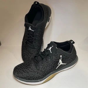 Nike Air Jordan Trainer 1 845403-004 Black Basketball Shoes Sneakers Men’s Sz 12 - Picture 1 of 20