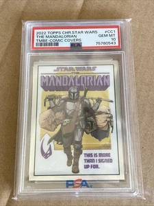 The Mandalorian - 2022 Star Wars Chrome The Mandalorian Comic Covers PSA 10 - Bild 1 von 2