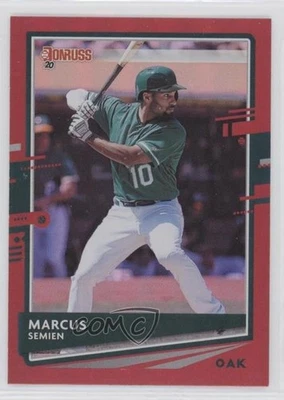 2020 Panini Donruss Holo Red Marcus Semien #92 - Image 1 of 2