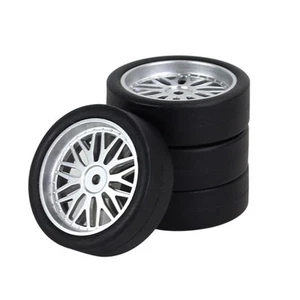 4 StüCk 32 Mm RC Drift Reifen Rad Hartreifen für LDRC AE86 1/18 RC Auto Upg1048 - Bild 1 von 6
