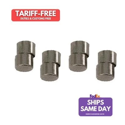 Moroso 37900, Set of 4 Natural Steel Bbc Offset Head Dowels Performance Parts - Image 1 of 4