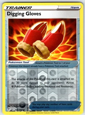 Digging Gloves Uncommon SWSH07: Evolving Skies Reverse Holo 145/203 LP - Image 1 of 2