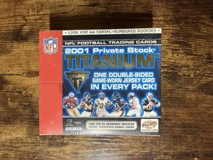2001 NFL Football Box Private Stock Titanium Hobby Box Sealed Rare - Bild 1 von 6