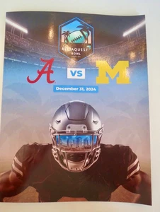 RELIAQUEST BOWL 31 dicembre 2024 "A vs M" ALABAMA vs MICHIGAN GUIDA PROGRAMMA - Foto 1 di 6