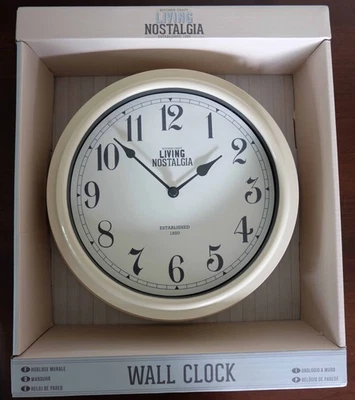 KitchenCraft Living Nostalgia Analoge Wanduhr - ohne Glas in Uhr - Bild 1 von 4