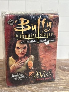 Vtg. Buffy the Vampire Slayer CCG The Wish Theme Deck Anyanka & The Master- New! - Picture 1 of 6