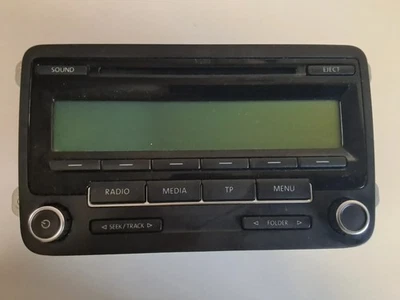 Autoradio Seat Leon 1P Radio CD Player Original 5P0035186 - Bild 1 von 4