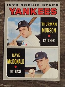 1970 Rookie Stars #189 Thurmon Munson / Dave McDonald