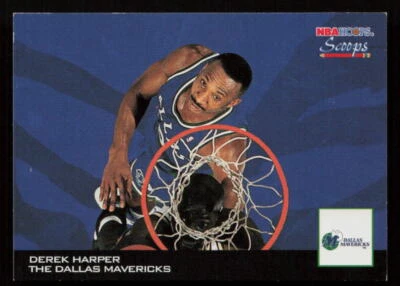 Derek Harper 1993-94 Hoops Scoops #HS6 Dallas Mavericks Basketball Card - Image 1 of 2