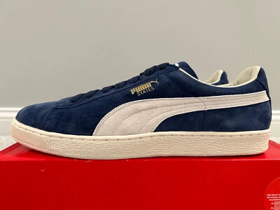 Puma States NM Sz 13 NIB 2014 Insignia Blue Suede 357487-01 Foto 1 de 4