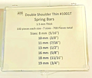 New 700 PC Assortment of Ladies & Mens Watch Spring Bars (thin) - Picture 1 of 2