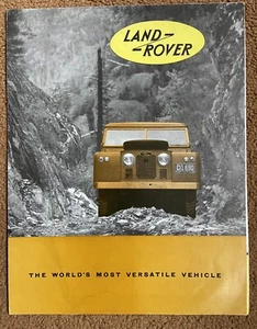 Land Rover series 1  2 Dealer Brochure early original 2 T Cuneo Part S Art - Picture 1 of 5