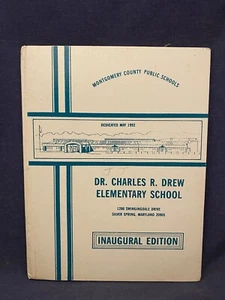 1991 1992 Dr Charles R Drew Elementary School Yearbook Inaugural Ed Maryland MD - Picture 1 of 8