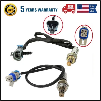 2pcs Upstream+Downstream Oxygen O2 Sensor For 2006 Hummer H3 3.5L 234-4331 4347 - Immagine 1 di 4