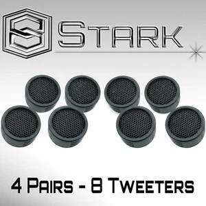Tweeters de audio para mini automóvil de frecuencia súper alta de 500 W con potencia máxima - 4 pares (8 piezas) - Imagen 1 de 3