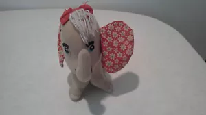 Dakin Dream Pets elefante bronceado con orejas florales, 1975 - Imagen 1 de 3