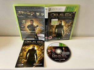 Deus Ex: Human Revolution Microsoft Xbox 360 Game with Manual UK PAL CIB Tested - Picture 1 of 6
