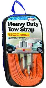 SWTB65 6.5T Heavy Duty Tow Strap Belt Rope 6.5 Tonne 3.5m Long By Streetwize - Picture 1 of 4