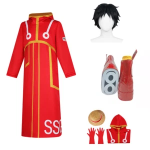 Cosplay ONE PIECE Monkey·D·Luffy Future Island Egg Head Costume Hat Wig Party - Picture 1 of 21