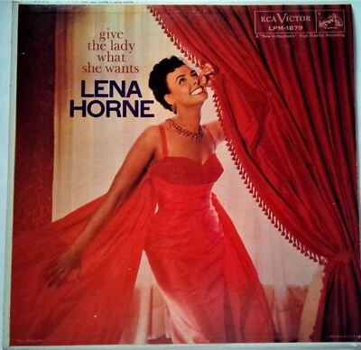 LENA HORNE -GIVE THE LADY WHAT SHE WANTS  - VINTAGE 1958 VERY GOOD PLUS 33 LP - Image 1 of 4