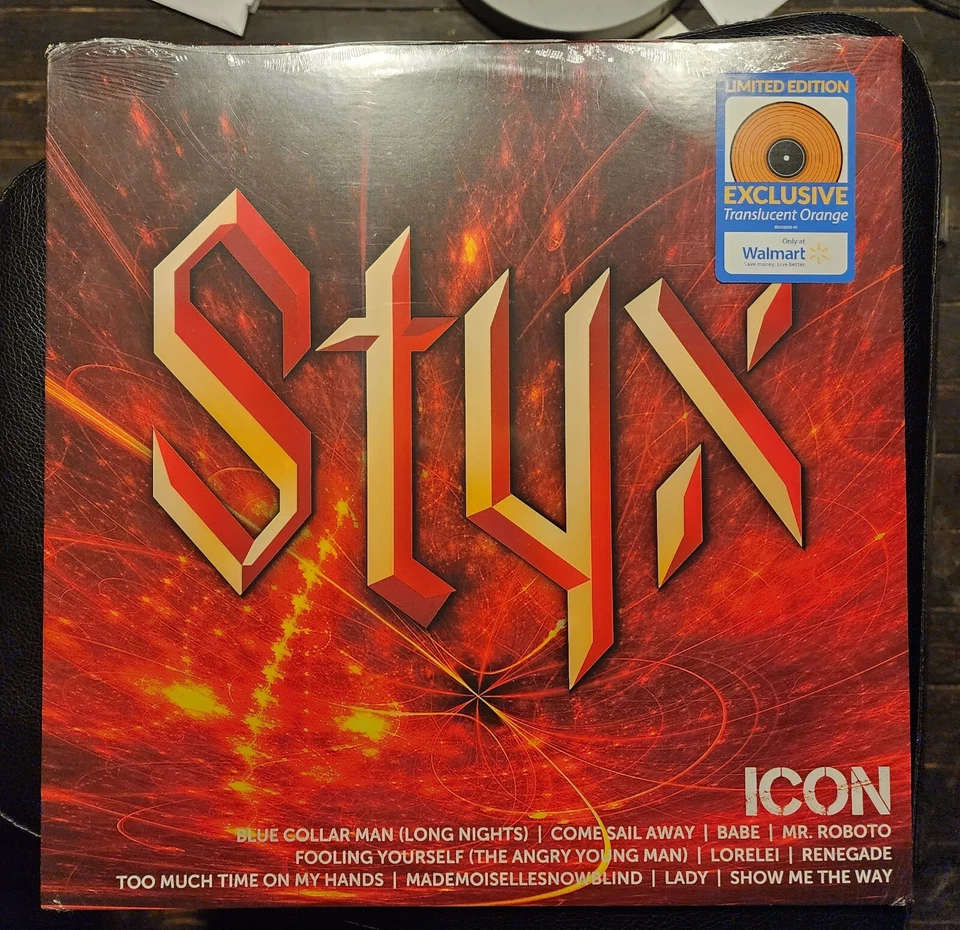 Styx Icon LP Walmart Exclusive Translucent Orange Vinyl NEW SEALED Limited - Image 1 of 1