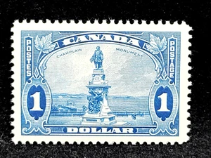 MATT'S STAMPS SCOTT CANADA #227 $1-DOLLAR CHAMPLAIN MONUMENT MH VF-XF CV$100 - Picture 1 of 3