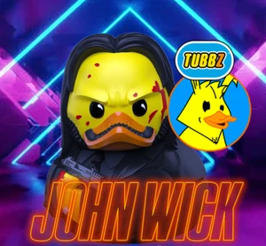 John Wick Mini Pato Cosplaying - Mini Tubbz - Keanu Reeves Lionsgate - Imagen 1 de 4
