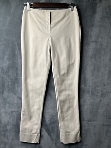 Chicos Womens Pants 00 (Reg 2) Khaki Chino Flat Front Skinny Ankle Casual Career