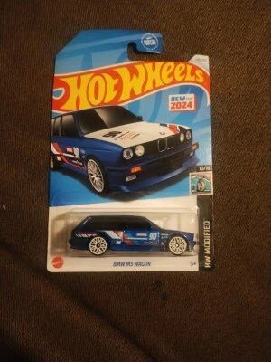Hot Wheels BMW M3 Wagon  1:64 Mattel Diecast Long Card - Image 1 of 2