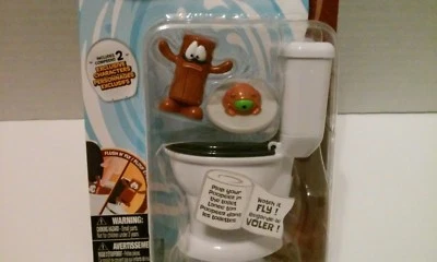 PooPeez Toilet Launcher with 2 PooPeez Series 1 As Seen on Vu Sur Basic Fun 2018 - Image 1 of 4
