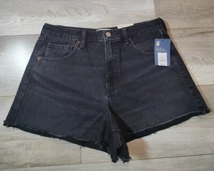 Universal Thread Shorts SZ 10R Washed Black High Rise 90s Cut Off 3'' Inseam NWT - Picture 1 of 16