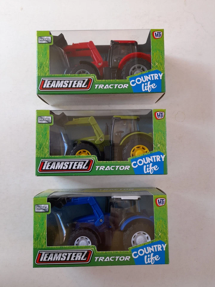 Teamsterz Tractor With Front Loader 1/32 Country Life Teamsters Farm Bucket - Image 1 of 1