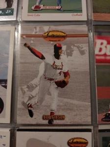 Ted Williams Card Company 1993 - #90 Bob Gibson - Imagen 1 de 1