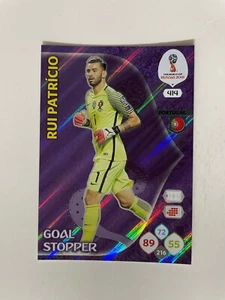 CARD PANINI ADRENALYN WORLD CUP RUSSIA 2018 GOAL STOPPER PORTUGAL PATRICIO n 414 - Foto 1 di 2