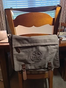 Messenger Bag Imyth Canvas Satchel Casual Briefcase Grey Has Embroidered Logo - Picture 1 of 20
