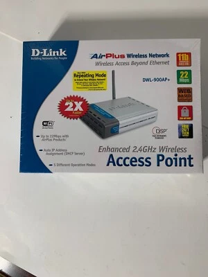 Enhanced D-Link 2.4 GHz Wireless DWL-900AP+ Access Point.  - Image 1 of 4