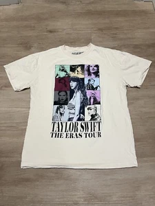Taylor Swift Eras Tour Almond T-Shirt Size Small US Tour Dates - Bild 1 von 3