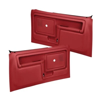 Paneles de puerta de repuesto Coverlay 12-45N-RD rojos para Bronco serie F 80-86 Foto 1 de 4