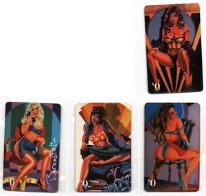 Todd Borenstein - Art of the Curves - signed prototype card set [4 phone cards] - Picture 1 of 2