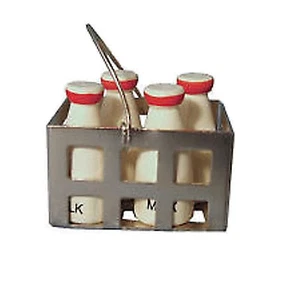 MILK BOTTLE CRATE TO PLACE OUTSIDE FAIRY DOOR OR PUT IN FAIRY GARDEN - BRAND NEW - Picture 1 of 1