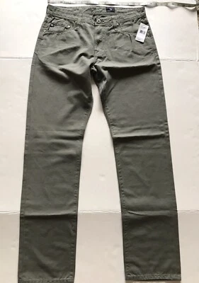 Pantalones de pierna a medida AG Graduate 100 % algodón. Talla 32/35 Foto 1 de 4