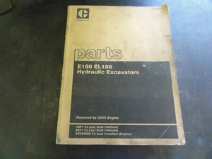 Caterpillar CAT E180 and EL180 Hydraulic Excavators Parts Manual XEBP9834-03 - Picture 1 of 8