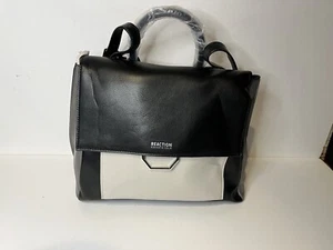 Kenneth Cole Reaction Womens Black, Fog & Gray Concord Backpack Handbag NWT! - Picture 1 of 13