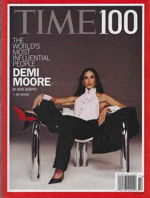 Time 100 Magazine Demi Moore Cover April 28th 2025