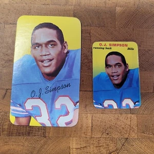 1970 Topps #90 RC O.J. Simpson Rookie Super Size & Glossy RC Damage Lot 1 - Picture 1 of 14