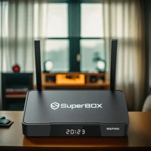 Superbox S5 PRO Streaming Media Player Black Android 12 WiFi-6 Fast Ship - Picture 1 of 15